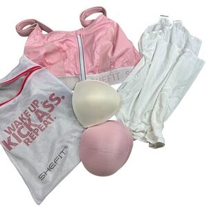 SHEFIT Ultimate High Impact Sports Bra and Clip Tank Bundle